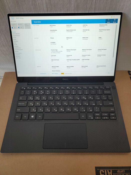 DELL XPS 9305/I5-1135G7/256GB/8GB Сенсорний Full hd