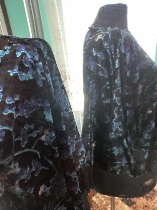 Новая блуза большого размера 56-58-60 панбархат Bonmarché Франция