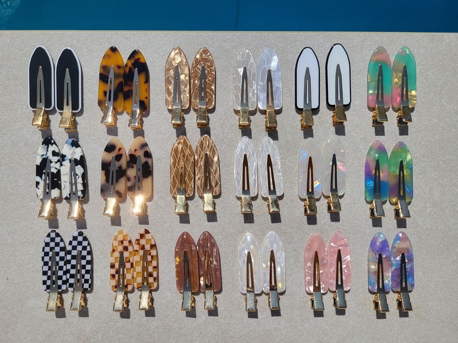 Заколка зажим що не заламує волосся, прищіпка для волосся, затискач