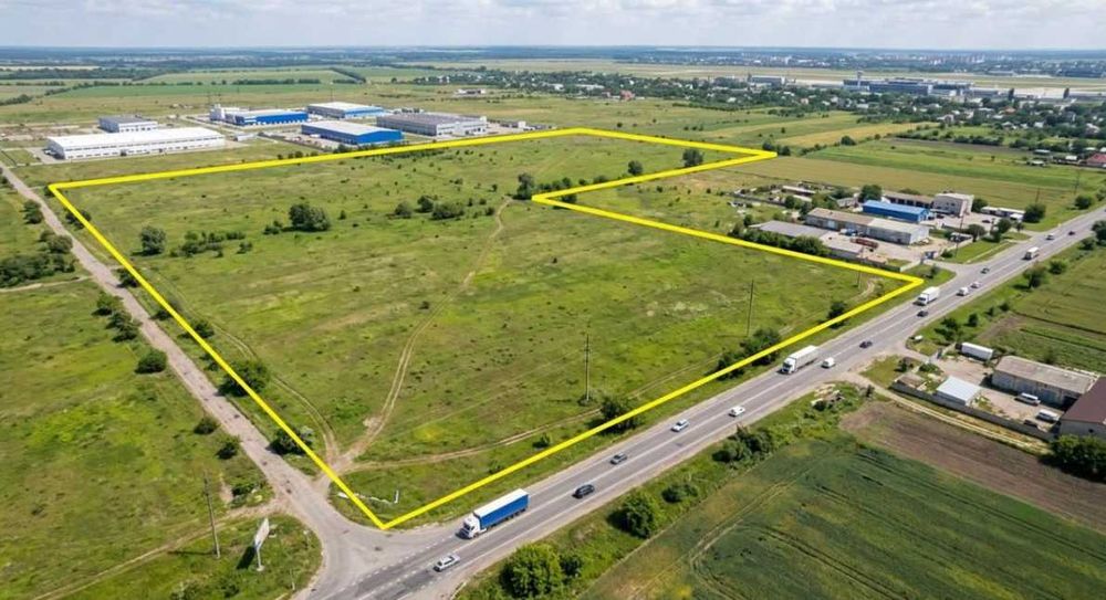 Продаж фасадної комерційної ділянки 15 га під склад/виробництво, Окружна Борисполя