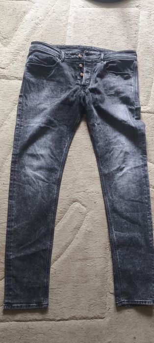 Джинси Diesel Sleenker Skinny W36 L32 Оригінал (Сірі/Чорні)