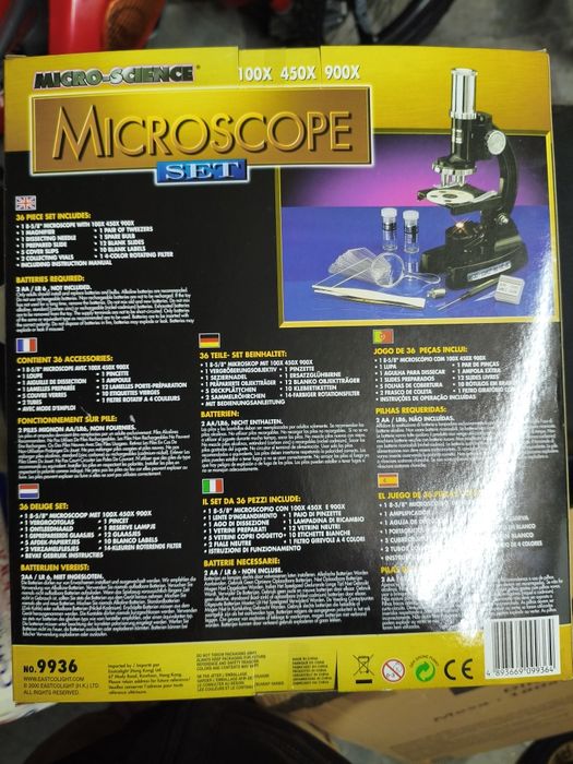 Microscópio para criança
