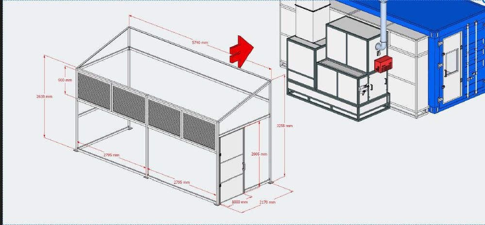 Kontenerowa Kabina Lakiernicza