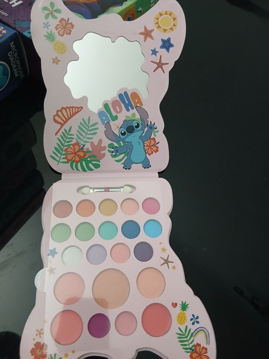 Paleta de Maquilhagem Infantil Disney Stitch - Nova