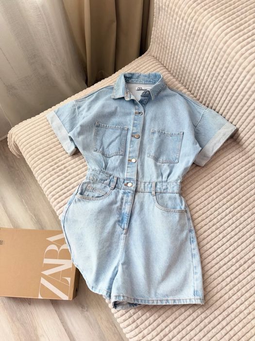 Джинсовий Комбінезон zara M