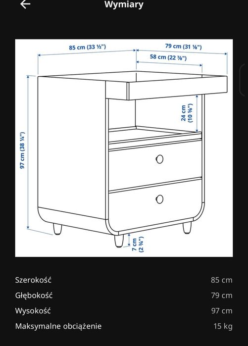 Komoda Myllra Ikea
