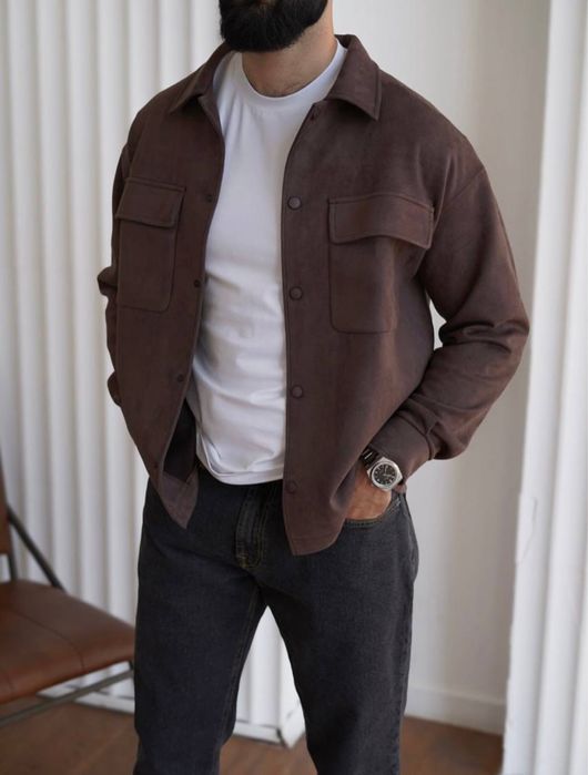 Чоловіча замшева сорочка