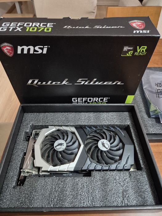 Placa Gráfica MSI GTX 1070 8Gb Quick Silver São Domingos de Rana • OLX.pt