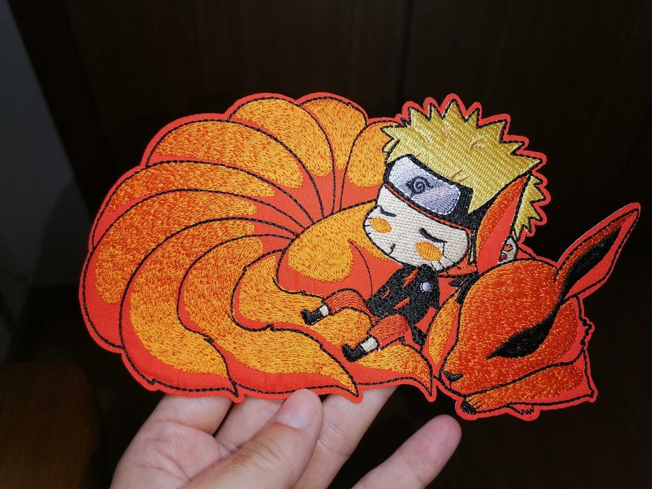Patch Termocolante Naruto e Kurama GRANDE