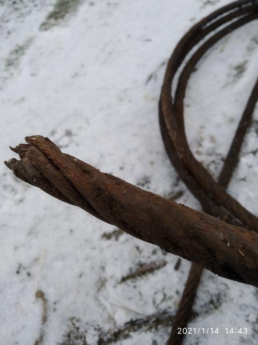 Трос сталевий, канат