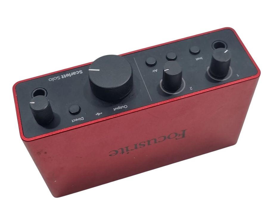 Focusrite Scarlett Solo Red Edit/Komplet/Wys/Polecam!