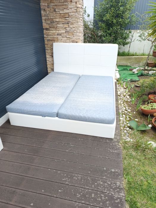 Cama de casal XXL completa