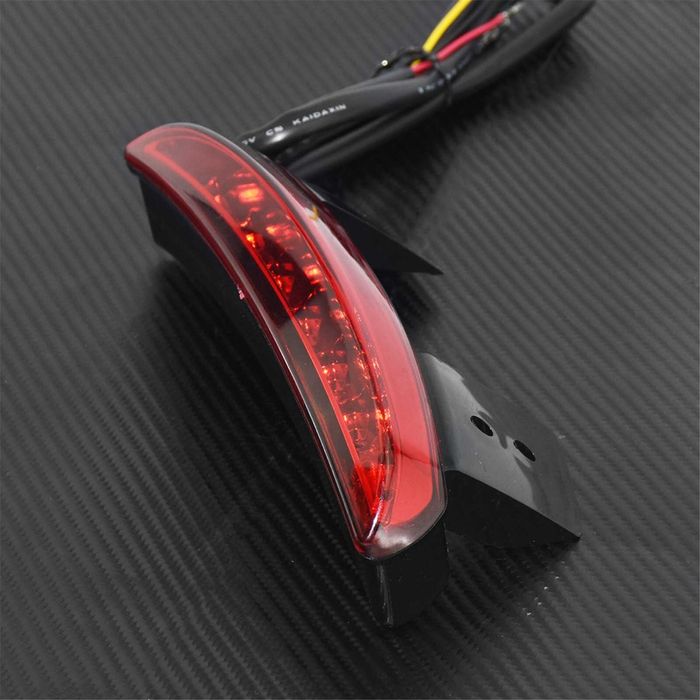 Farol traseiro led guarda-lama com piscas harley chopper