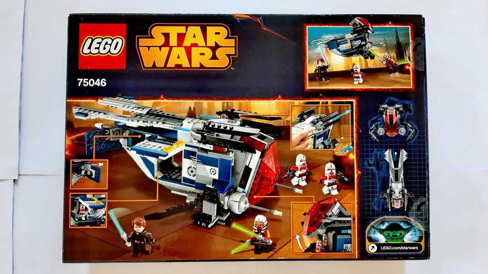 Lego Star Wars The Clone Wars 75046 Coruscant Police Gunship selado