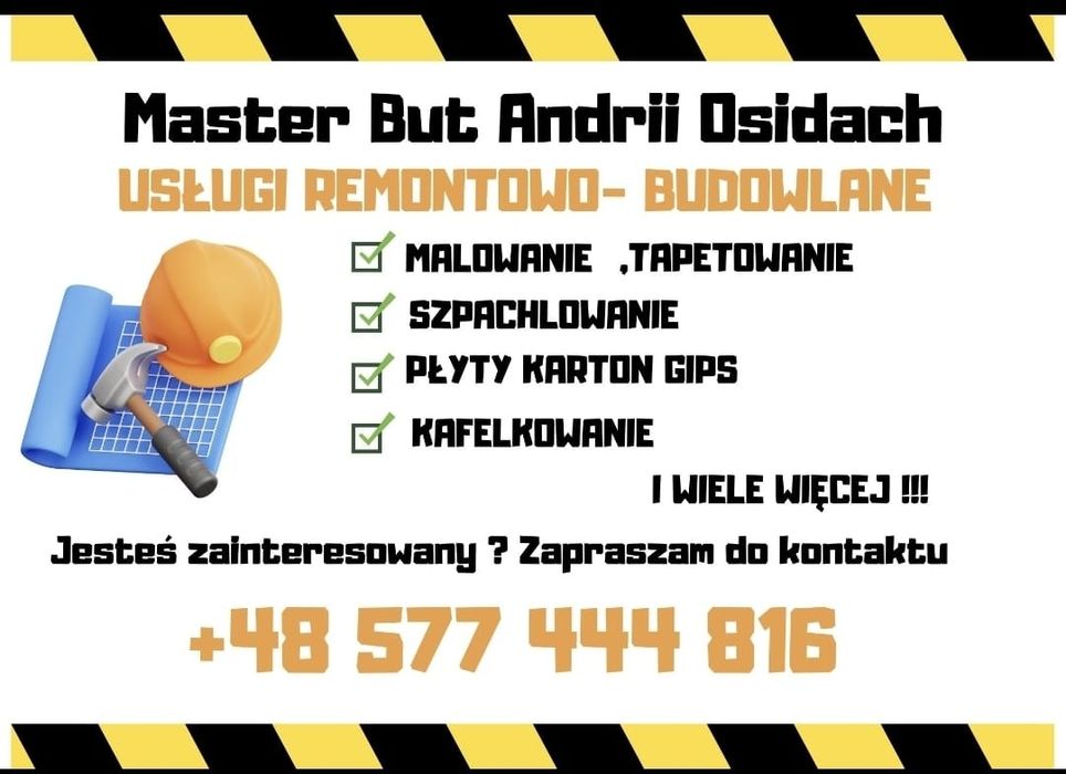 Usługi remontowo budowlane