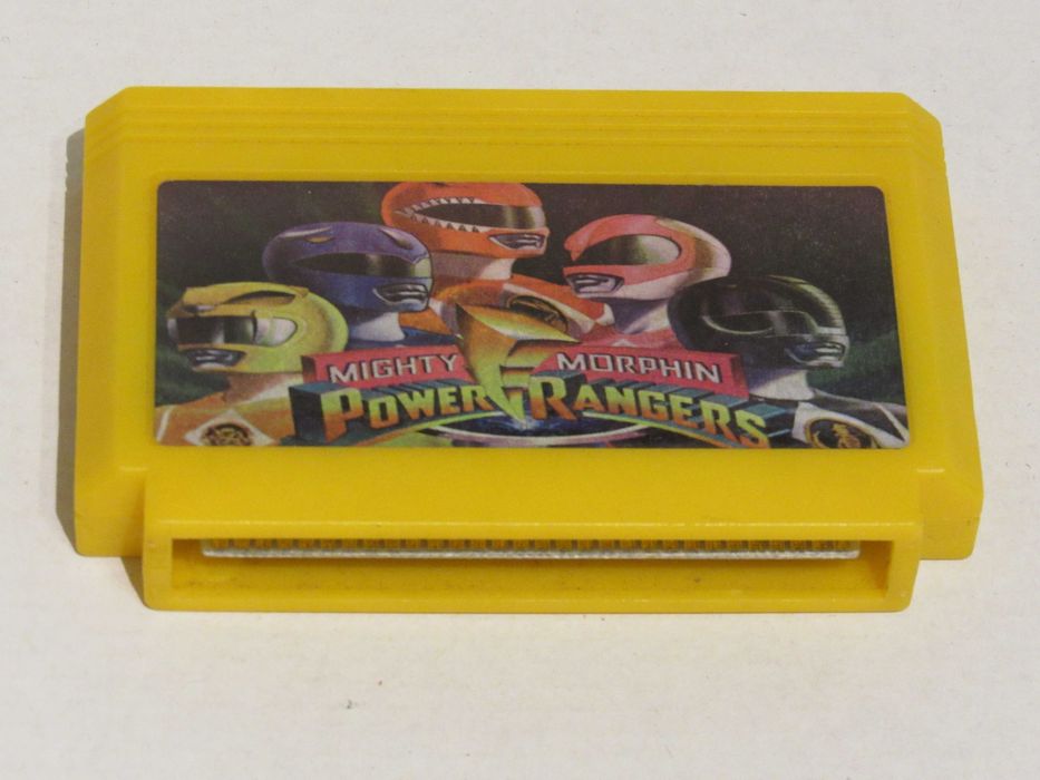 Jogo Famicom Nintendo Power Rangers testado