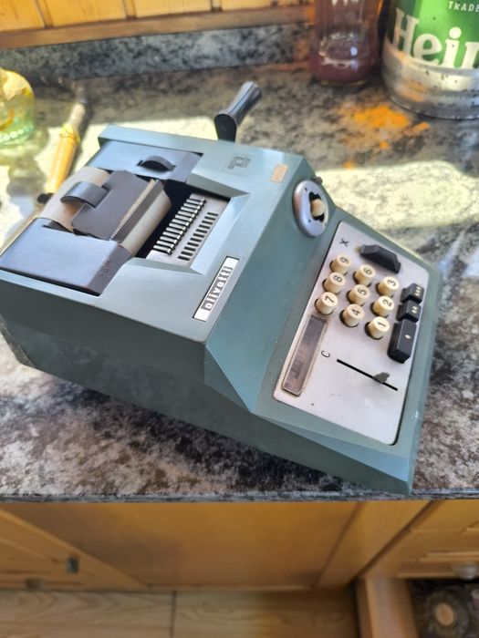 Máquina de calcular vintage Olivetti Summa Prima 20 (com impressão)
