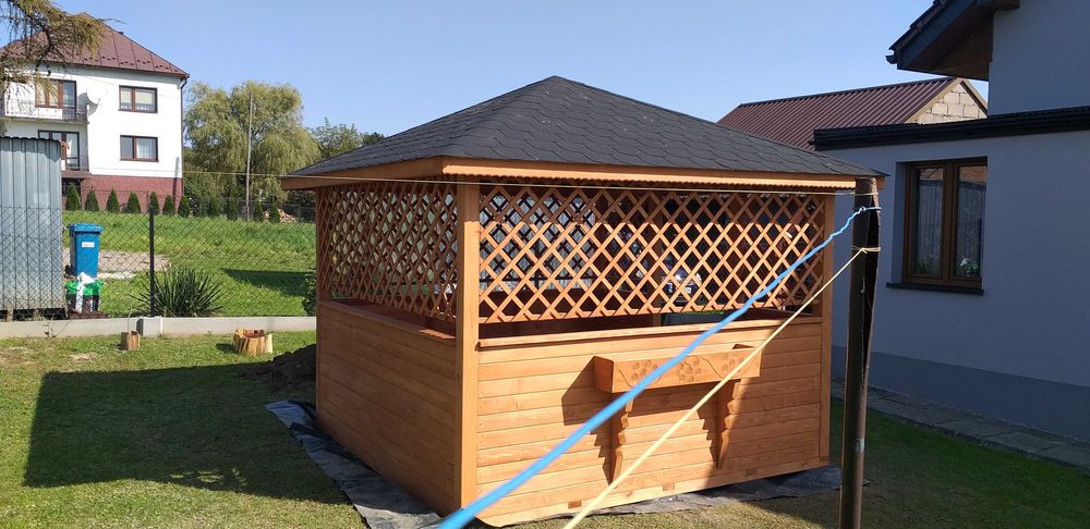 Altana altany ogrodowe domki drewniane wiaty zadaszenia