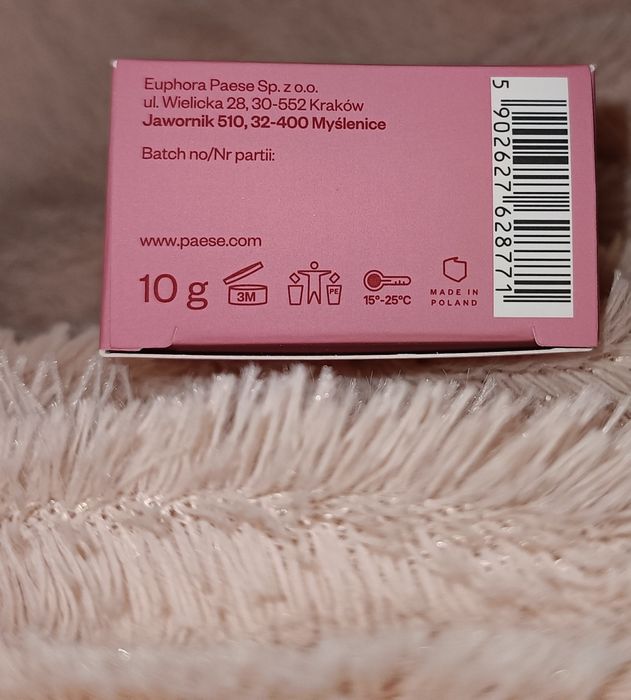 peptydowa maseczka do ust cherry Paese