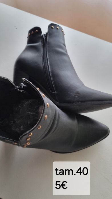 Botins e sapatos mulher em bom estado
