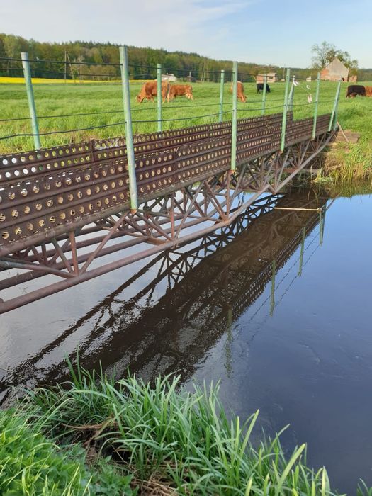 Most kładka metalowa