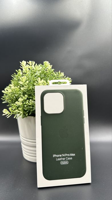 Skórzane Magsafe Etui do Iphone’a 14 Pro Max Green