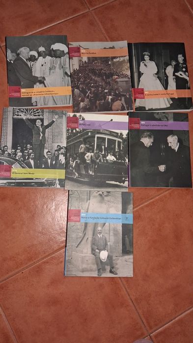 Lote 7 livros  os anos de Salazar