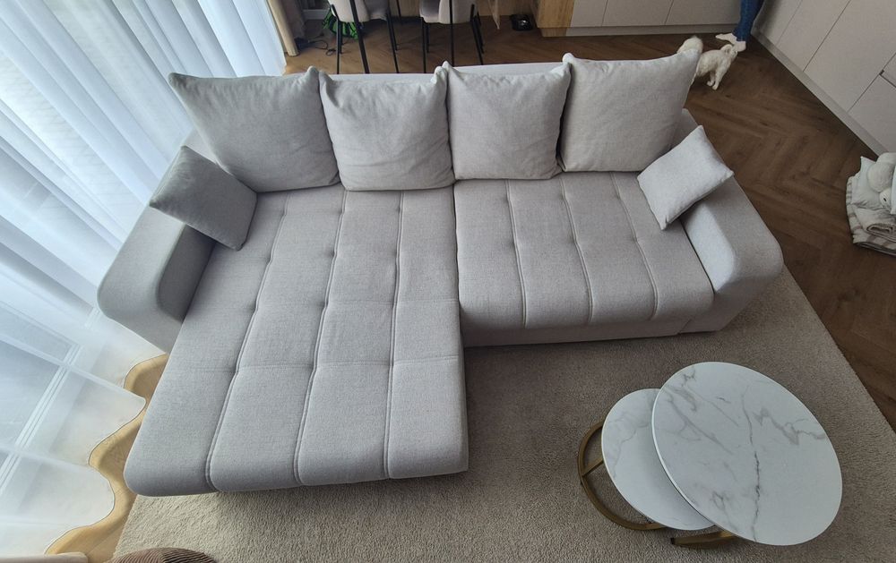 Beżowy narożnik Kronos nelwe