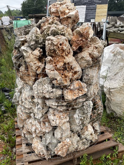 Kamień MOONSTONE Skała do Akwarium Grotki Lava Wapień IMPERIUM Łazy