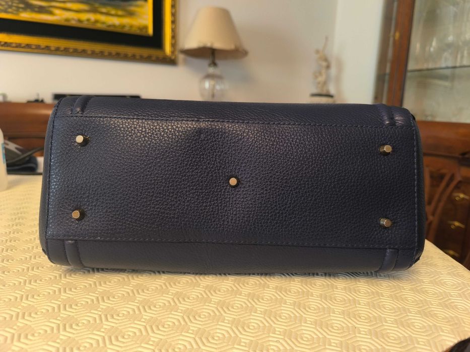 Mala de senhora azul da marca FURLA em excelente estado
