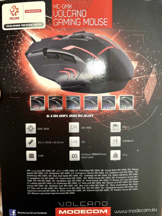 Myszka gamingowa Modecom