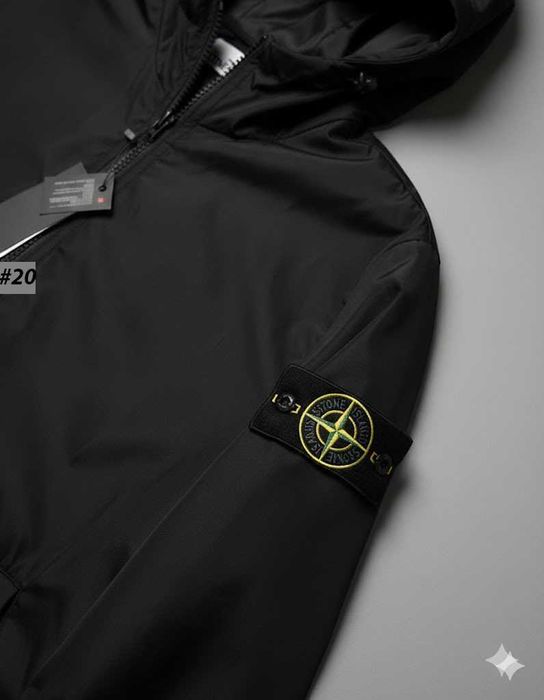 S M L XL | Черная Куртка Стон Айленд | Ветровка Stone Island GoreTex