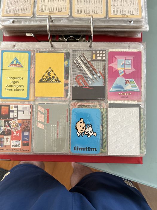 Calendarios de bolso anos 80