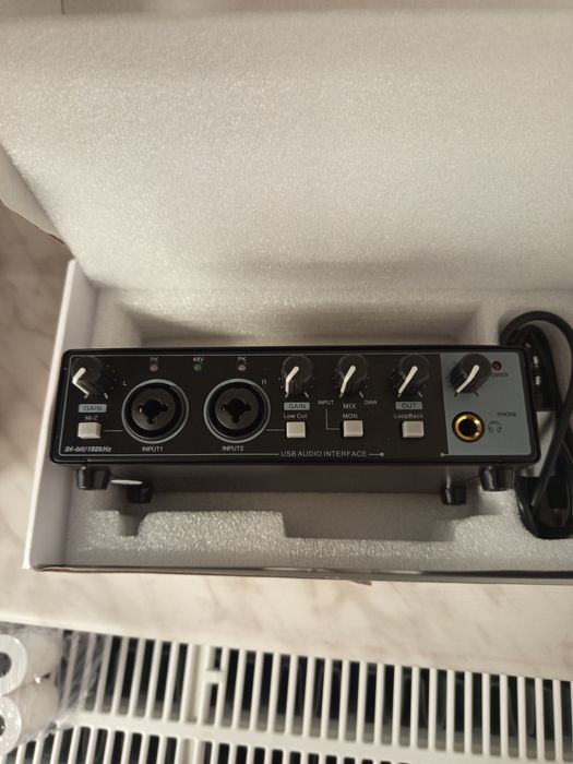 Interfejs Audio Audiophile 2x2 USB | 24-bit/192kHz | Studio & Podcast