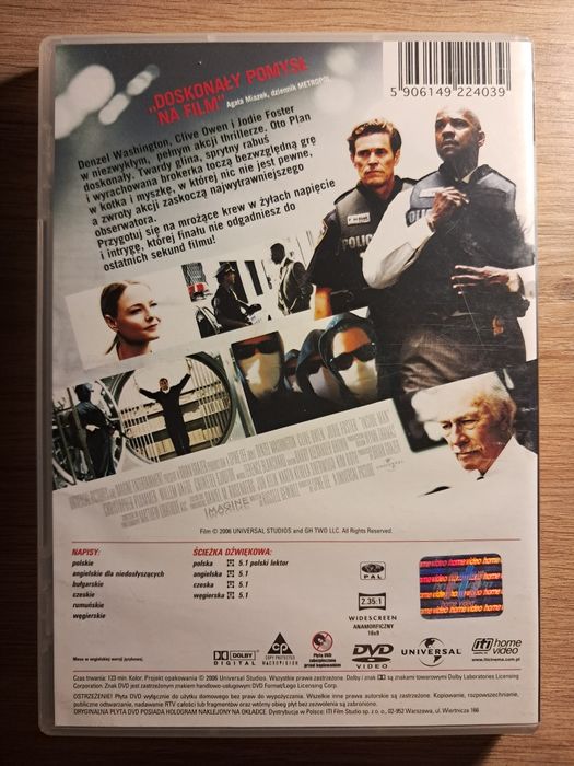 Plan doskonały | Washington | Foster | Owen | DVD