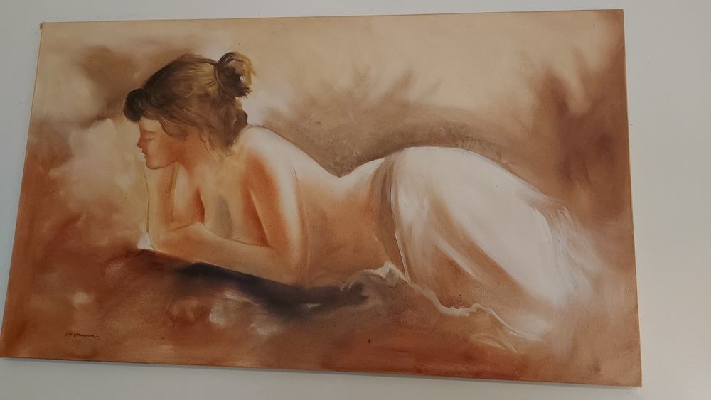 Tela pintada à mão