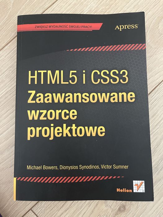 Książka HTML5 i CSS3 Zaawansowane wzorce projektowe. Nowa