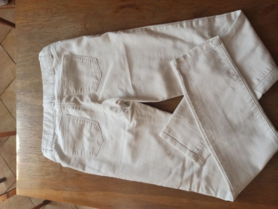 Spodnie/legginsy białe firmy Jeggings M