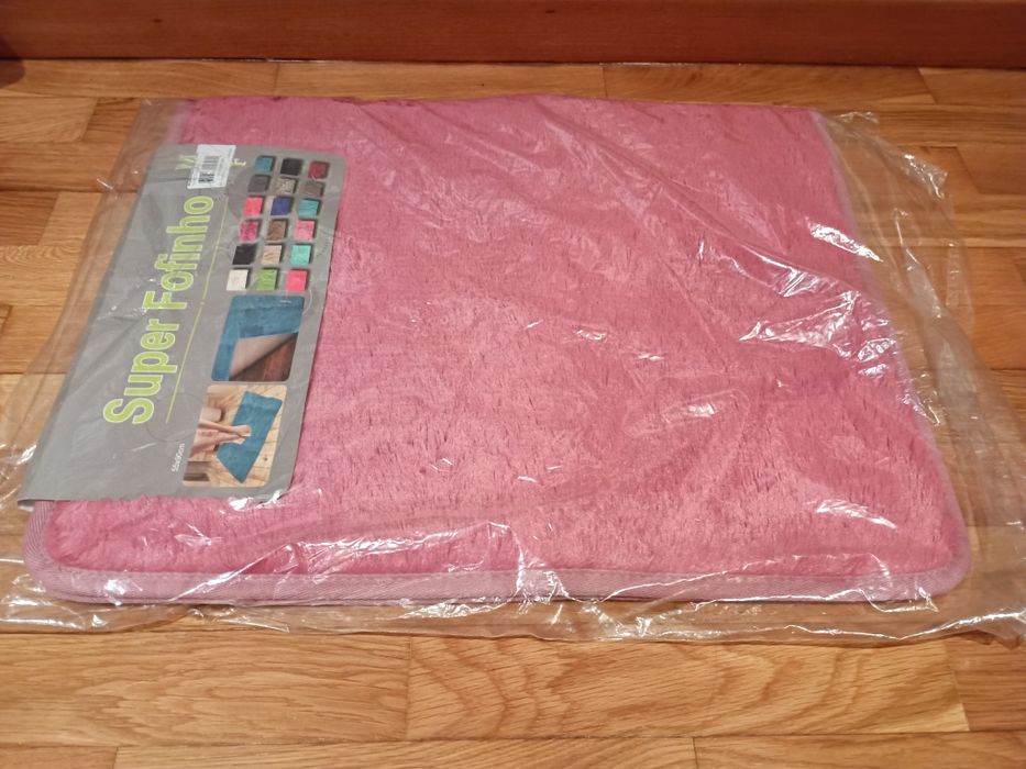 Tapete WC 55x90 Super Fofinho Rosa (Albi-Molduras)