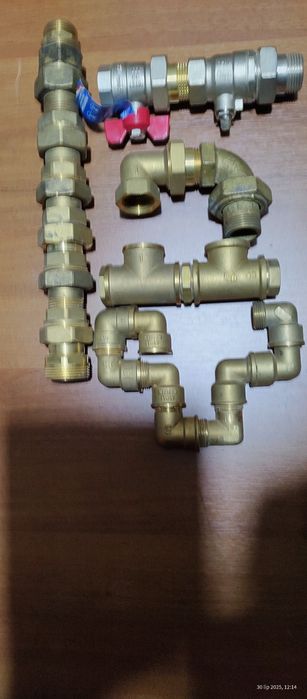Hydrauliczne kształtki, różne rodzaje