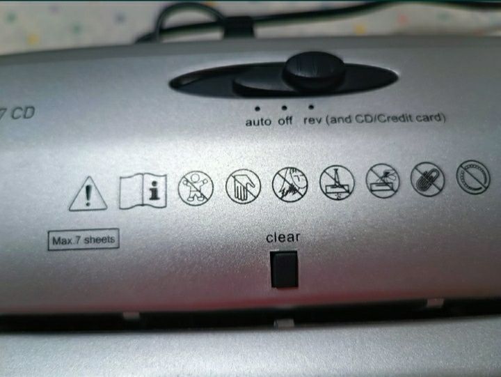 Triturador de papel elétrico