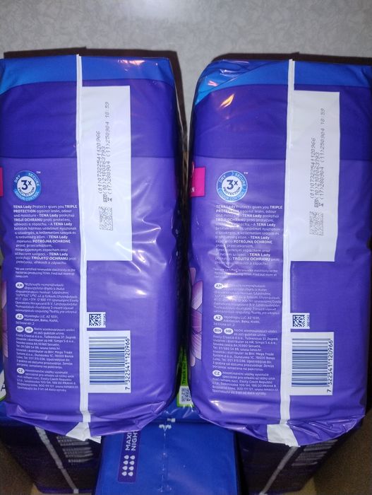 Podpaski (216 sztuk) TENA Lady protect Maxi Night