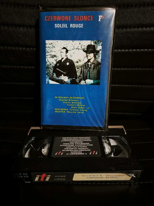 Czerwone Słońce / Charles Bronson / kaseta VHS