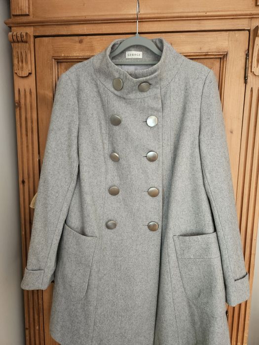Kapitalny płaszczyk minimalizm merino w stylu Cos r M/38 + gratis