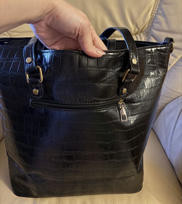 Torebka szoperka czarna