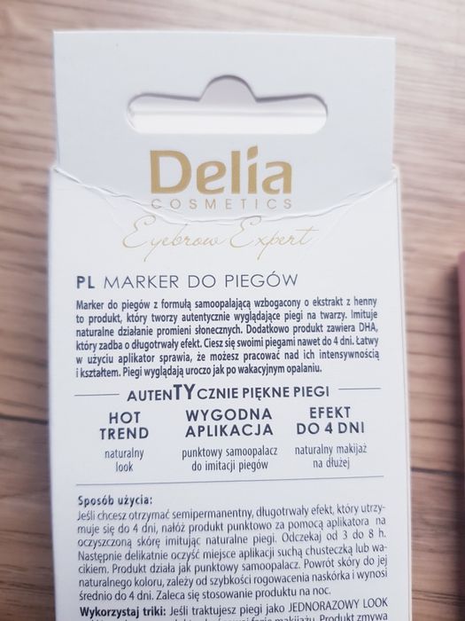 Nowy marker do Piegów marki Delia 4ml