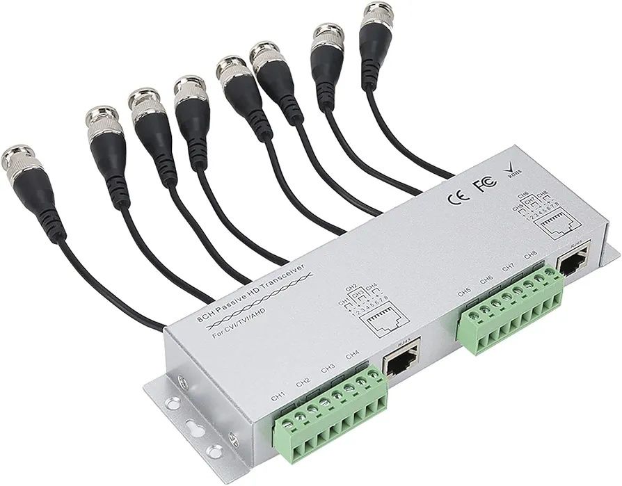 8-kanałowy pasywny transformator wideo Video Balun