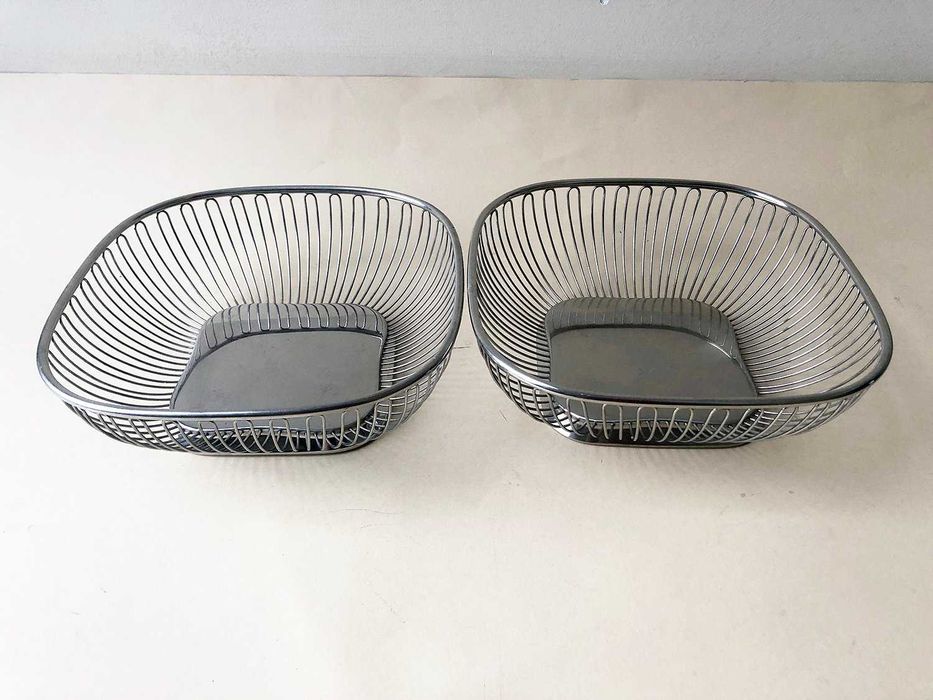 Centro de Mesa / Fruteira - 845 SQUARE WIRE BASKET - Alessi