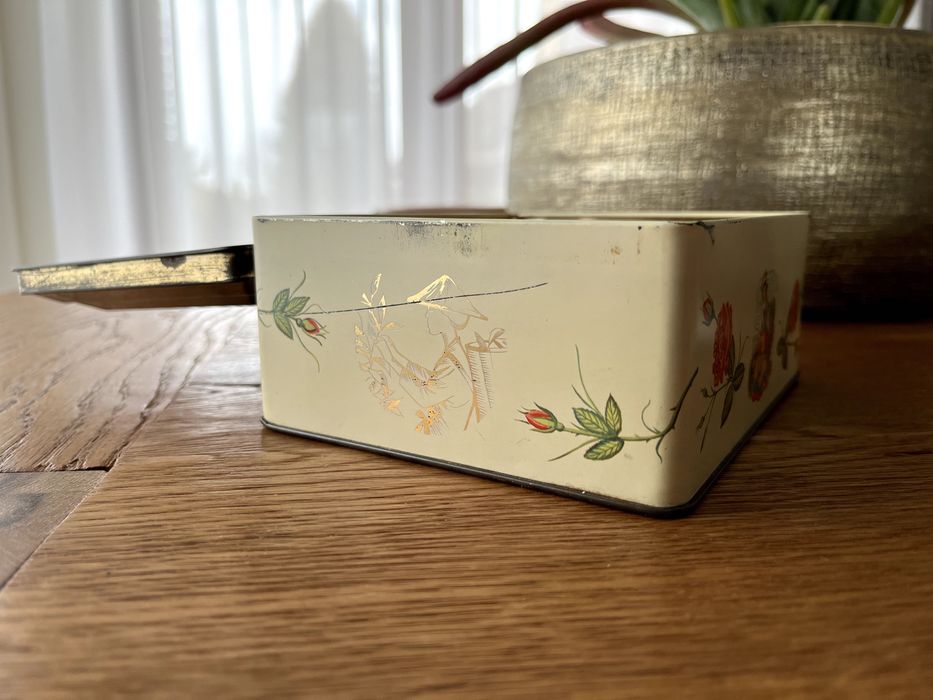 Puszka Pudełko na herbatę Niemeyer Holland Lata 1950/60 r.