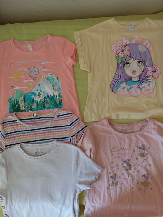 5 t-shirts 8 anos